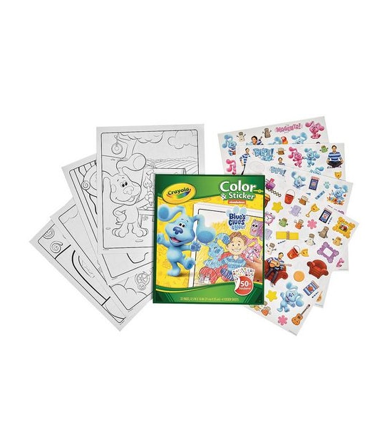 Crayola Colour And Sticker Blues Clues
