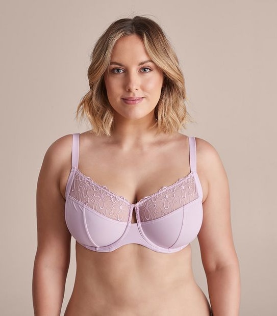 Fuller Figure Embroidered Balconette Bra; Style: TLFBB090