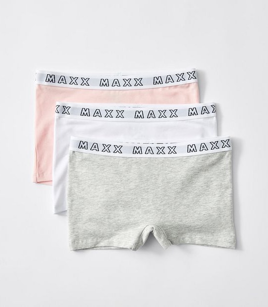 Maxx 3 Pack Girls Shortie