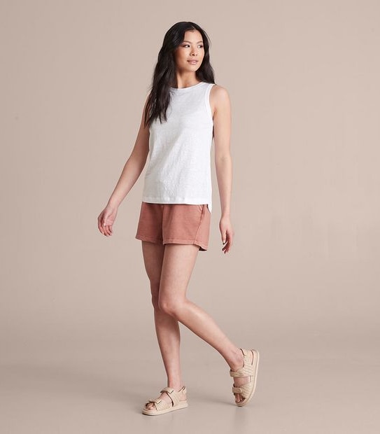 Linen Blend Tank Top