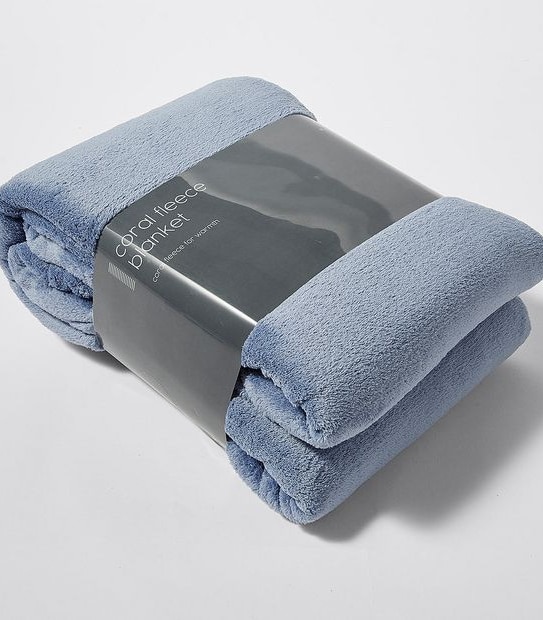 Coral Fleece Blanket - Queen Bed