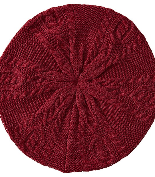 Cable Knit Beret