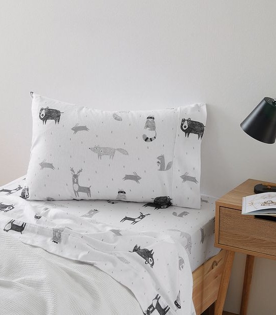 Wild Willows Flannelette Sheet Set