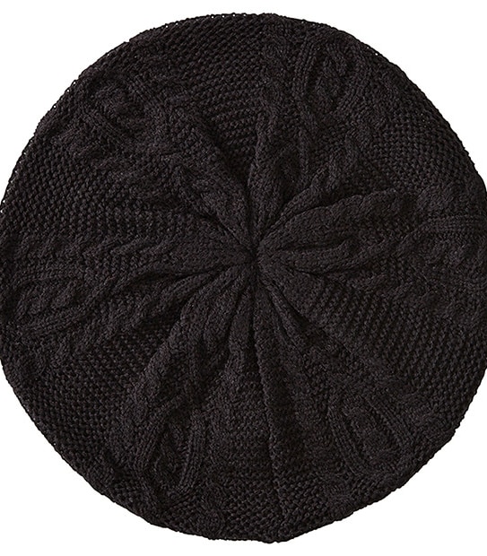 Cable Knit Beret