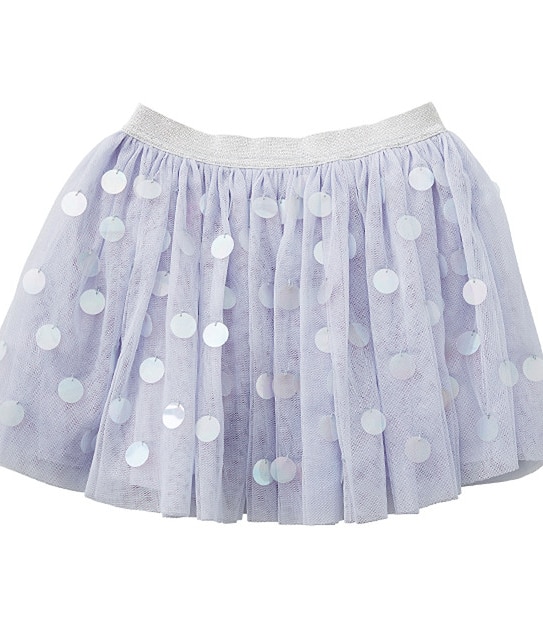 Girls' Tulle Sequin Skirt
