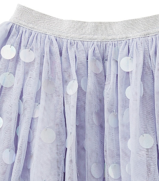Girls' Tulle Sequin Skirt