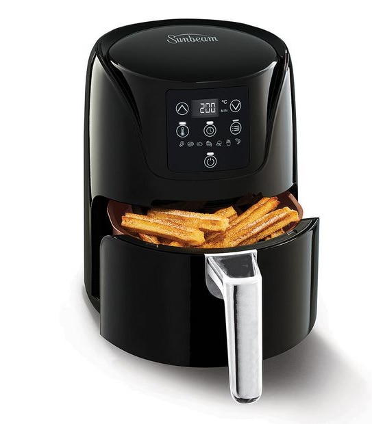 Sunbeam 4L Digital Copper Infused DuraCeramic Air Fryer AFP4100BK