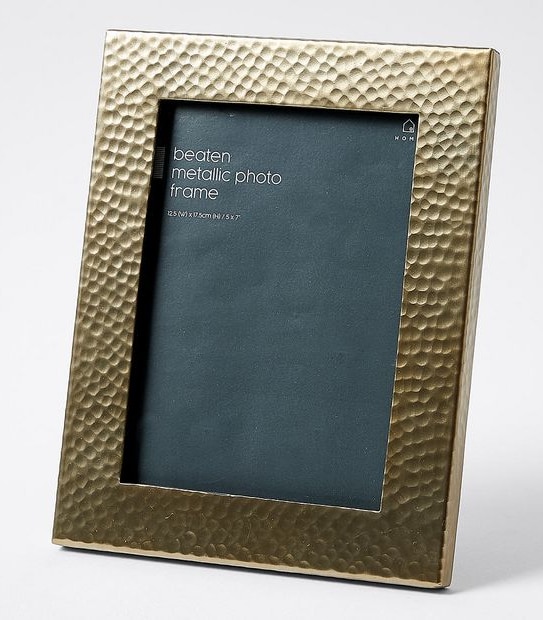 Beaten Metallic Photo Frame 5x7"