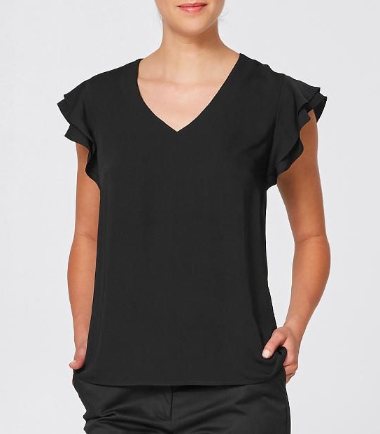Flutter Sleeve Top