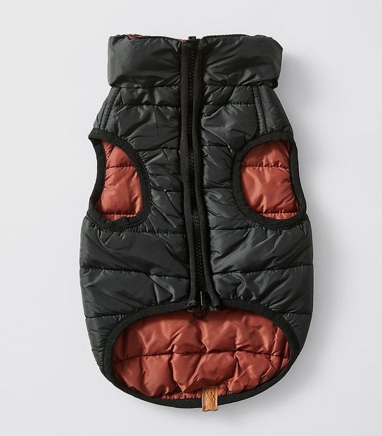 Patch & Socks Reversible Puffer Jacket - Rust