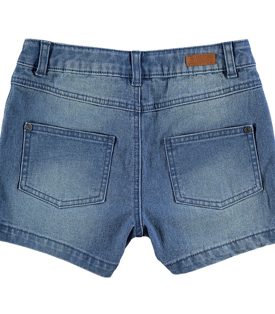 Girls' Denim Shorts With Bonus D.I.Y Iron On Patches