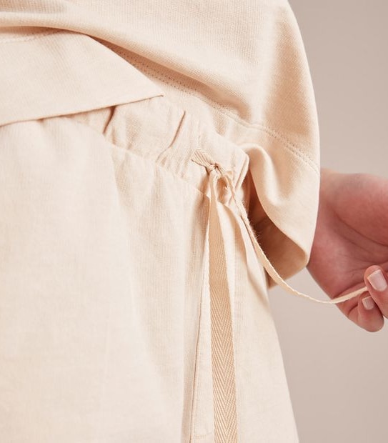 Garment Dyed Jersey Pull On Shorts