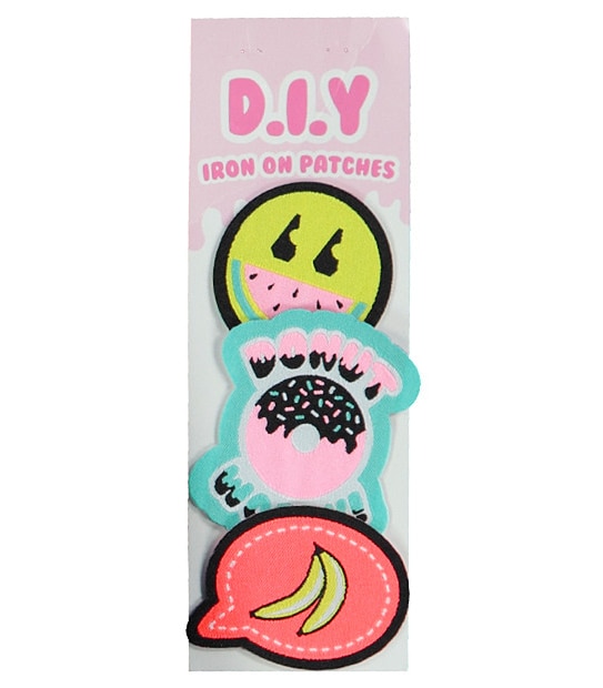 Girls' Denim Shorts With Bonus D.I.Y Iron On Patches