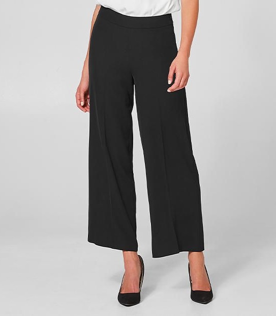 Wide Leg Ankle Grazer Pants