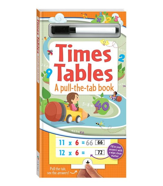 Times Tables - A Pull-the-Tab Book