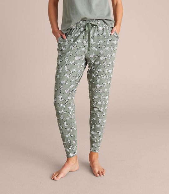 Printed Sleep Jogger Pants