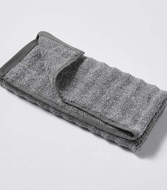 Dri Glo Sculptured Rib Towel Collection - Charcoal Melange