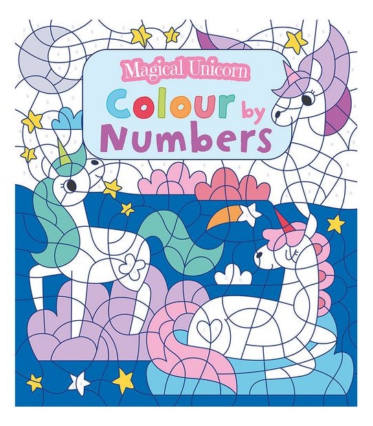Magical Unicorn Colour By Numbers