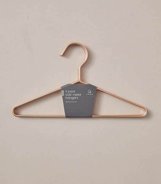 5 Pack Kids Metal Hangers
