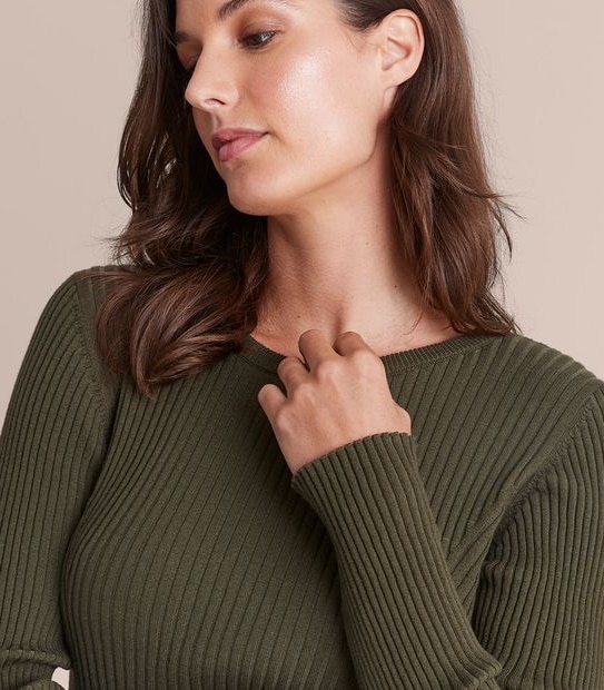 Preview Rib Crew Neck Jumper