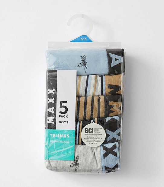 Maxx 5 Pack Boys Trunks
