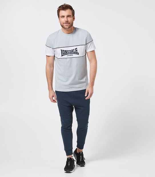 Lonsdale London Exeter T-Shirt - Grey