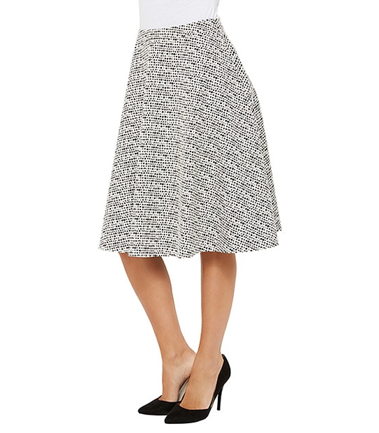 Jacquard Full Circle Skirt