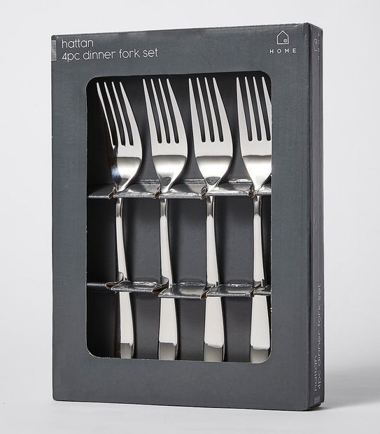 Hattan 4 Piece Dinner Fork Set