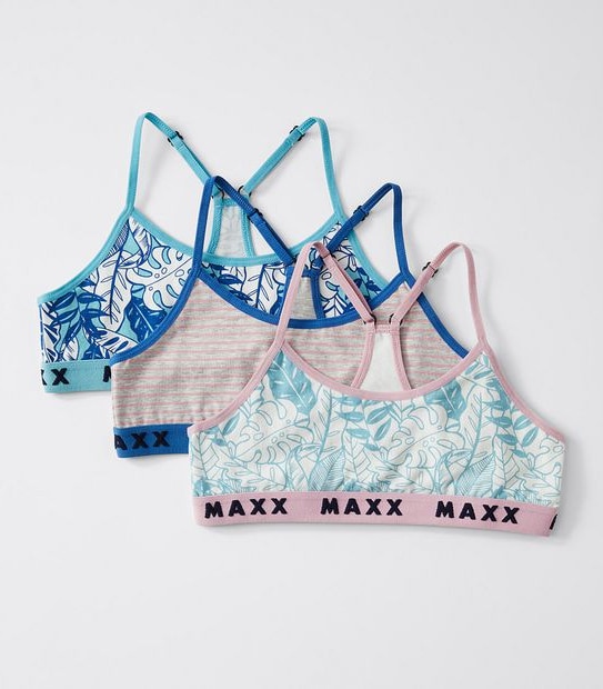 Maxx 3 Pack Girls Crop