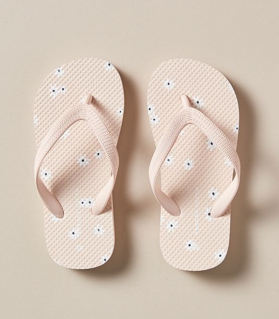 Kids Printed Recycled Thongs
