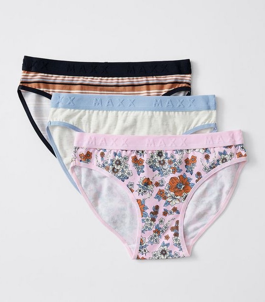 Maxx 3 Pack Girls Brief