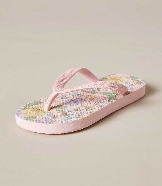 Kids Printed Recycled Thongs