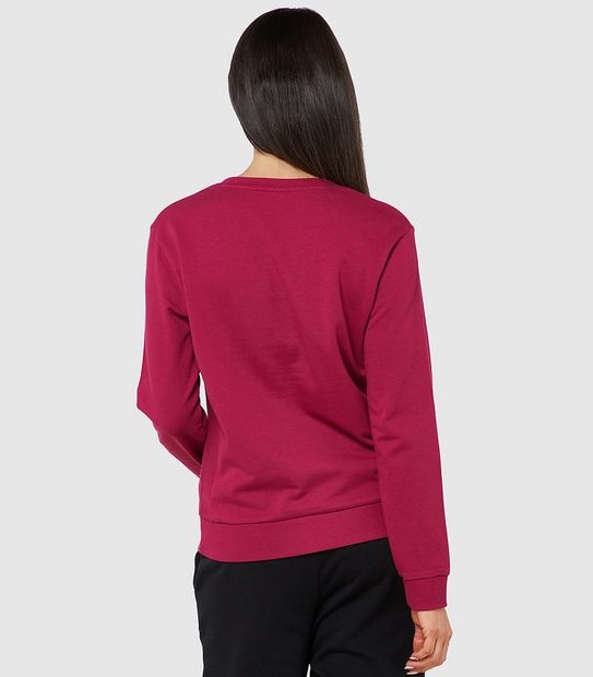 Mossimo Empire Fleece Crew Neck Jumper - Berry Red
