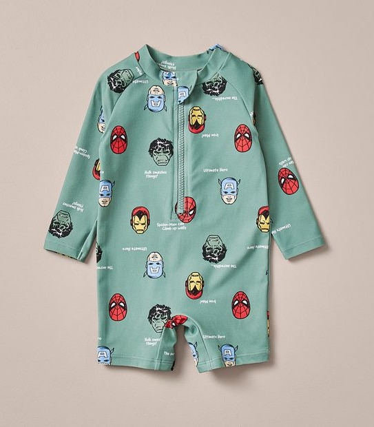 2 Piece Baby Marvel Swim Set