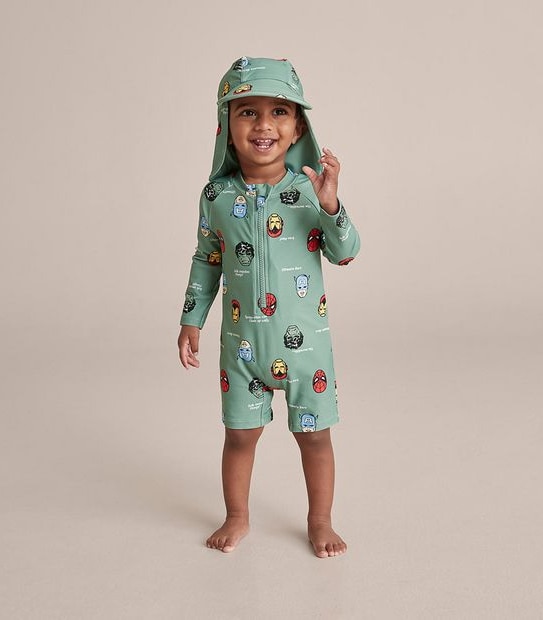 2 Piece Baby Marvel Swim Set