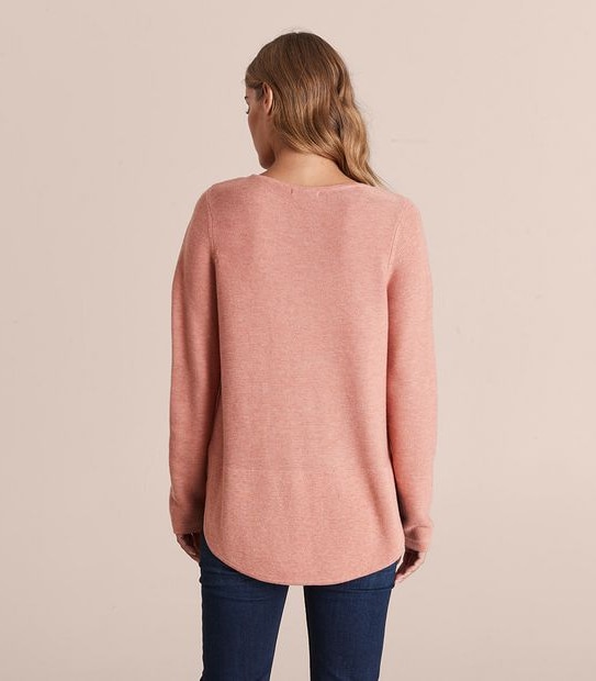 Stitch Curve Hem Jumper