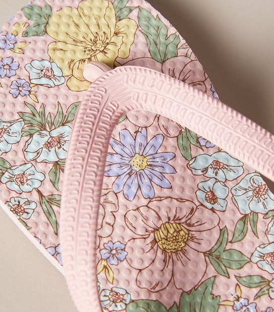 Kids Printed Recycled Thongs