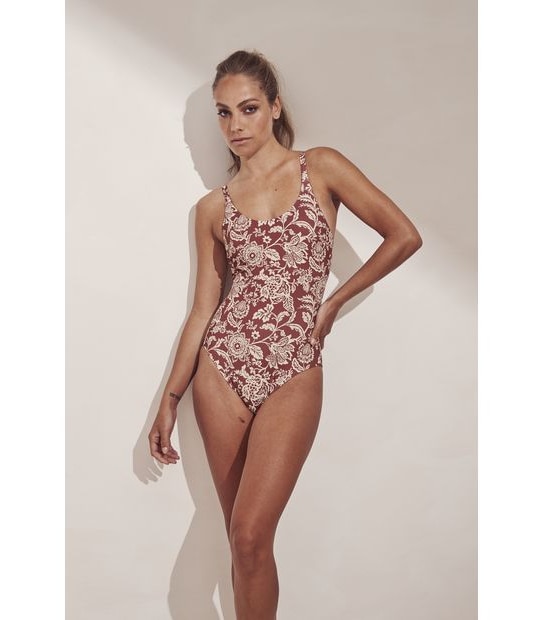 Crinkle One Piece Swim Bathers