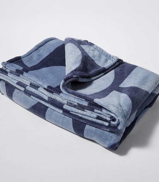 Printed Coral Fleece Blanket