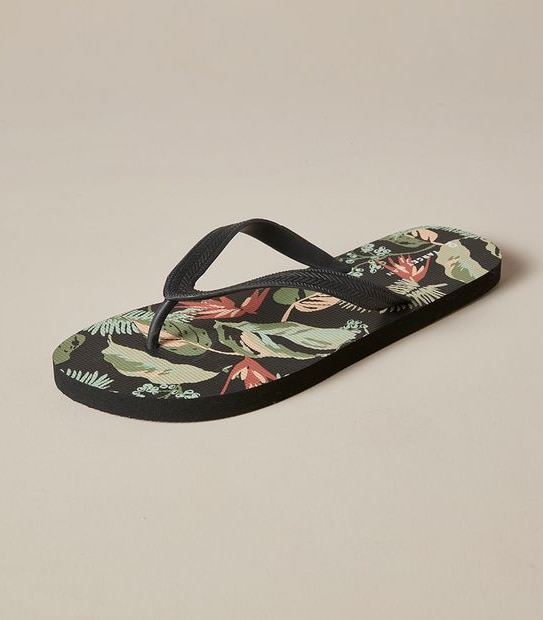 Mens Maui Printed Recycled Thongs