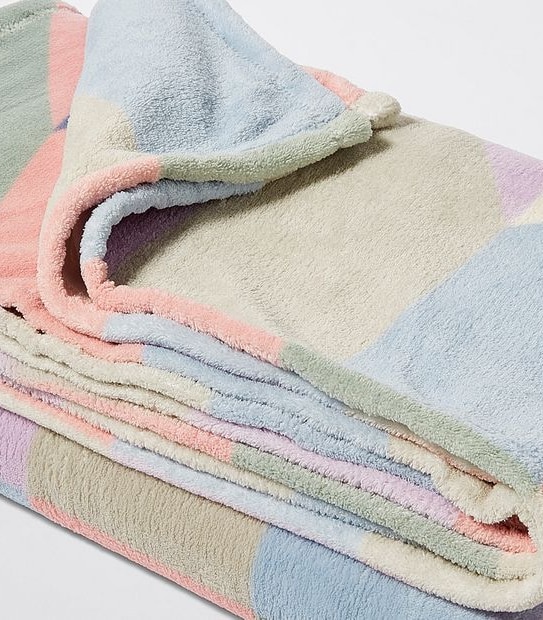 Printed Coral Fleece Blanket