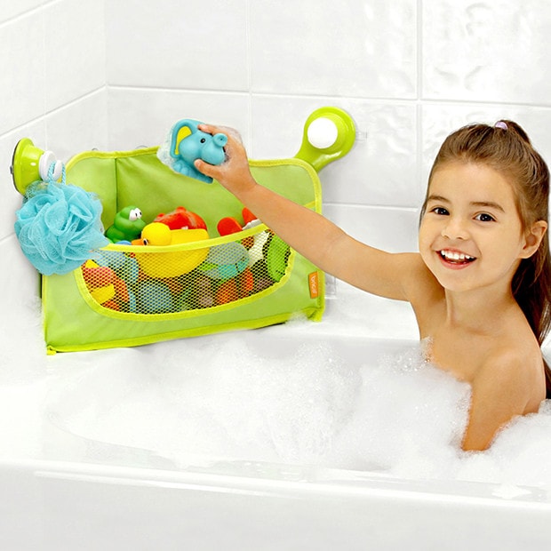 bathtub toy basket