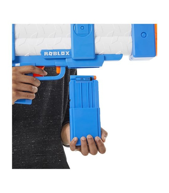 NERF Roblox Arsenal: Pulse Laser Motorized Dart Blaster, 10 Elite Darts,  10-Dart Clip, Code to Unlock in-Game Virtual Item