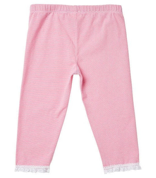 2 Pack 3/4 Length Lace Trim Leggings 5 of 5