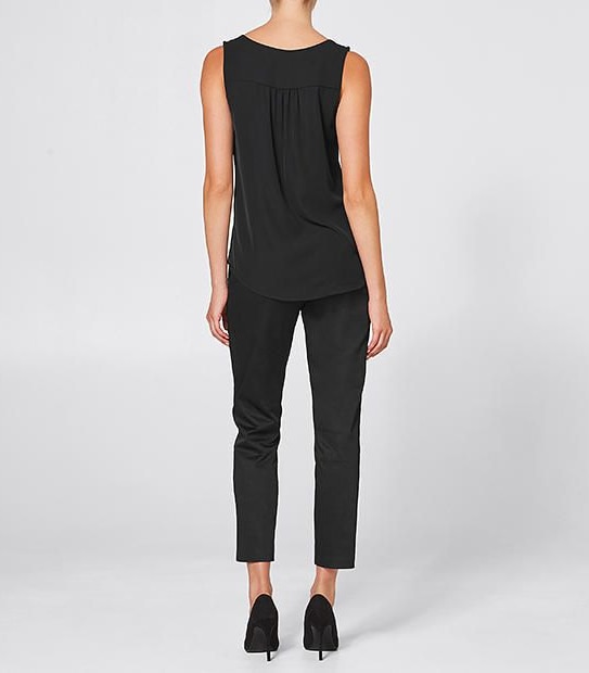 Sleeveless Shell Top