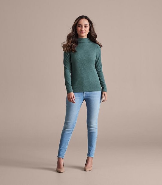 Dannii Minogue Petites Funnel Neck Top