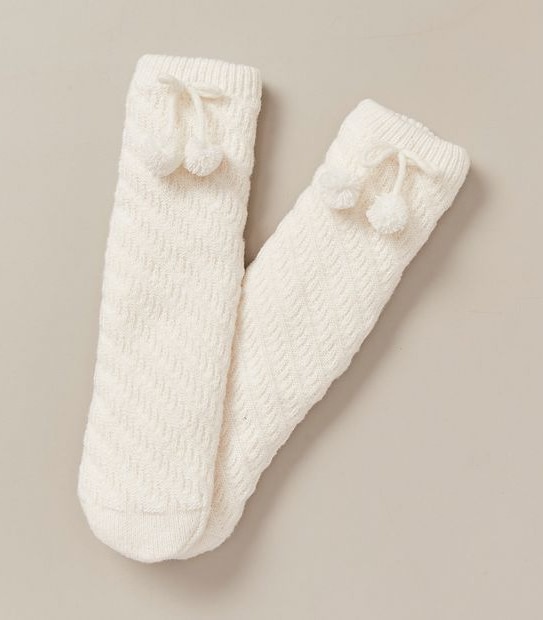 Stay at Home Stitch Detail Crew Socks