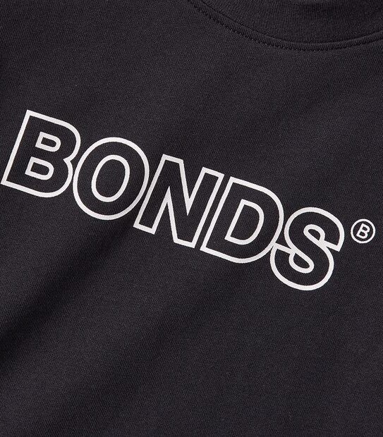 BONDS BWRJT BAC AUS COTTON BODYSUIT - BLACK
