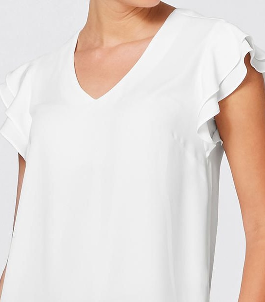 Flutter Sleeve Top