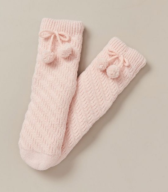 Stay at Home Stitch Detail Crew Socks